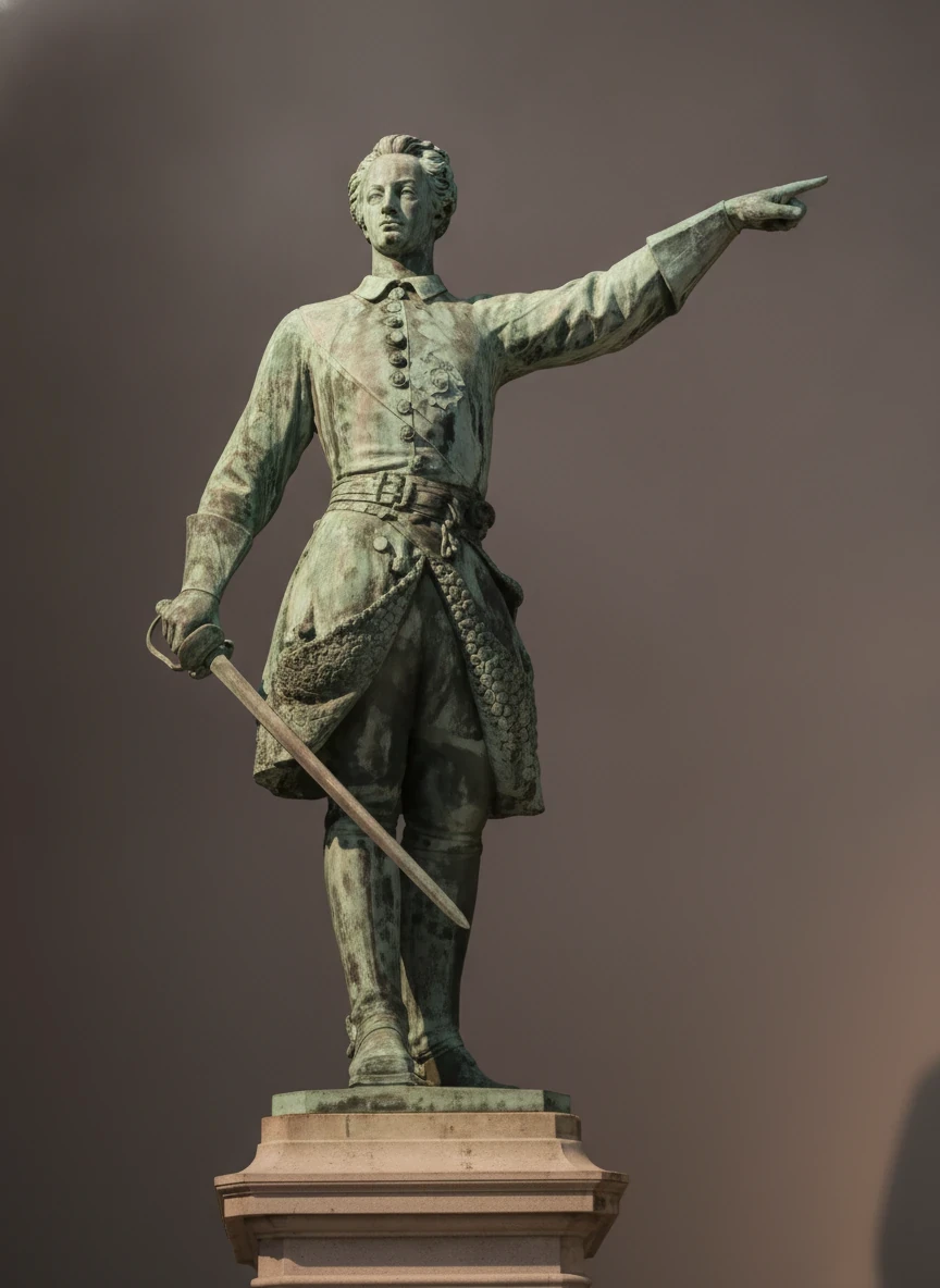 Karl XII – renovering av värjan, Kungsträdgården, Stockholm